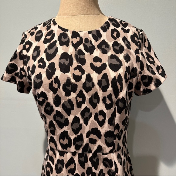 Eliza J. Animal Print Short-Sleeved Dress - Picture 2 of 6